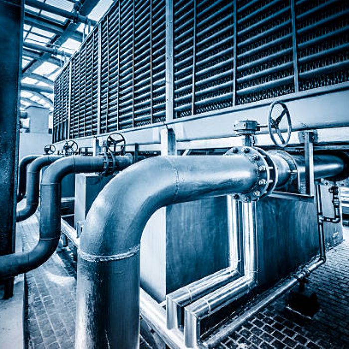 air conditioning systems on the roof of modern building. adobe rgb 1998 use...........